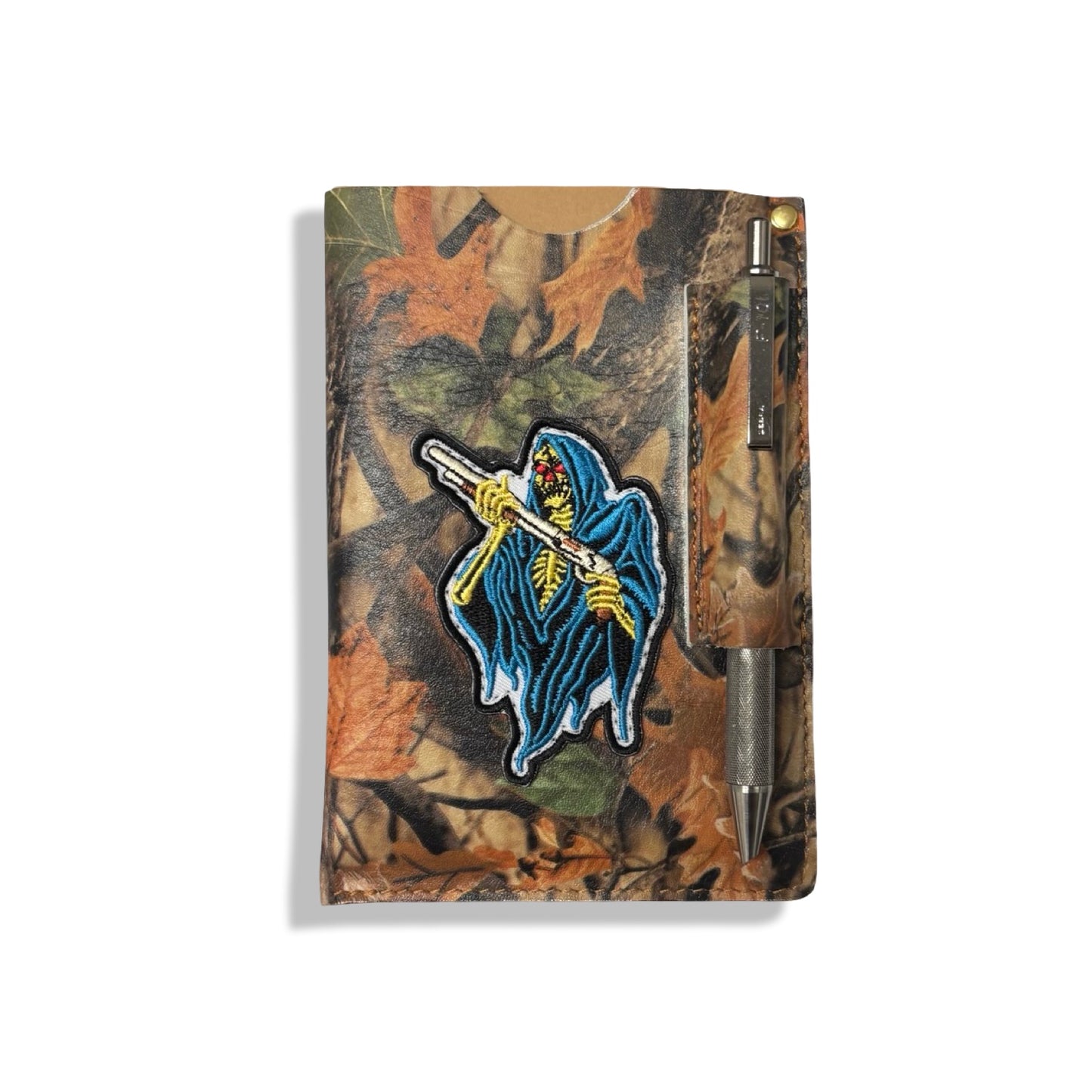 CAMO TREE NOTEBOOK SLIP w/ PEN