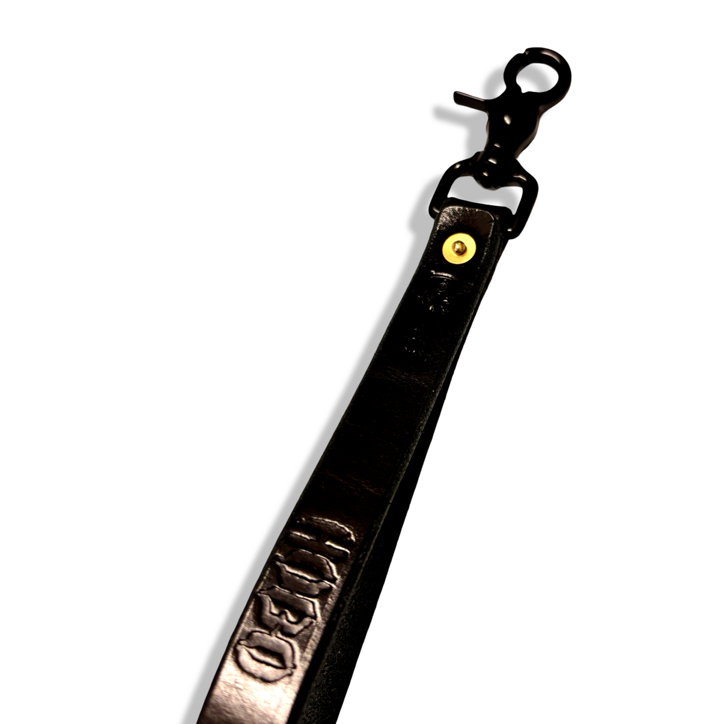 BLACK SNAP LANYARD